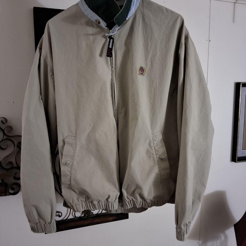 Tommy Hilfiger Tan Lightweight Shirt Jacket